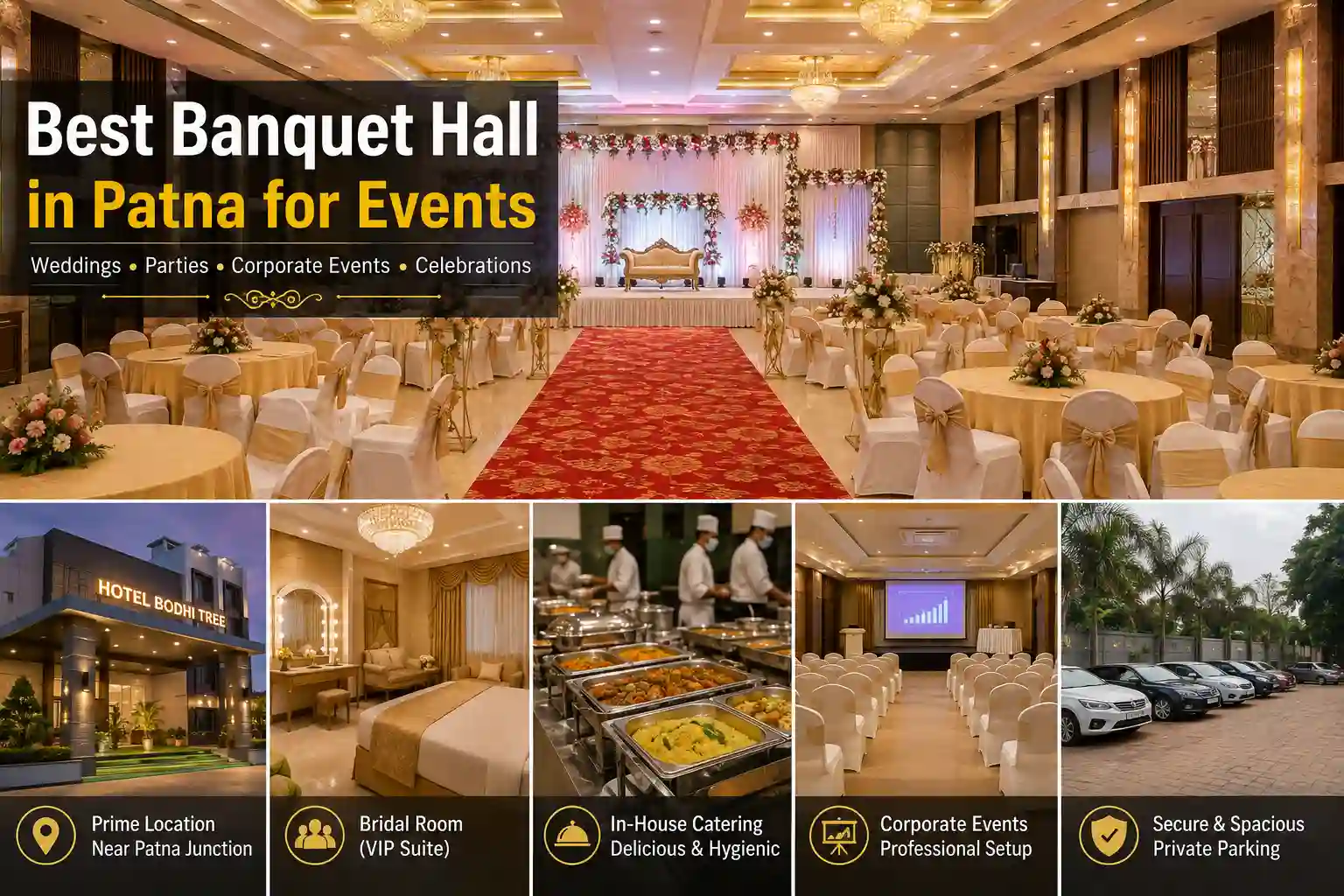 Best Banquet Hall in Patna for Events | Hotel Bodhi Tree
